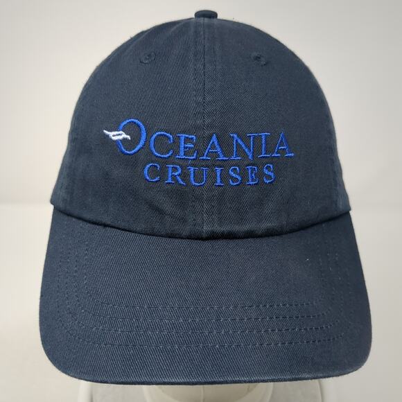 Oceania Cruises Strapback Hat Blue One Size Classic Cut Ultra Club - Picture 2 of 9